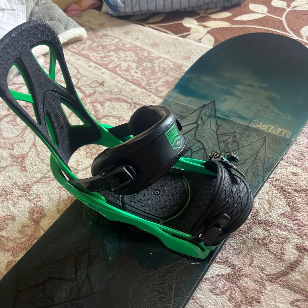 良品 SALOMON SIGHT 150cm バイン付 スノーボードセット