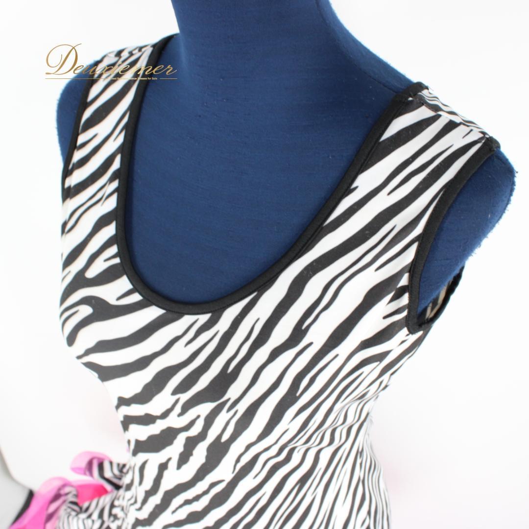 【社交ダンス衣装】ワンピース ドレス ラテン 黒 白 マゼンダピンク ブラック