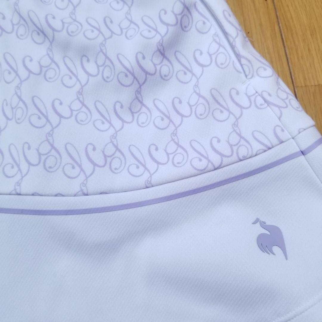 人気完売！ルコックテニスグラフィックゲームシャツLとスコートM 23FW