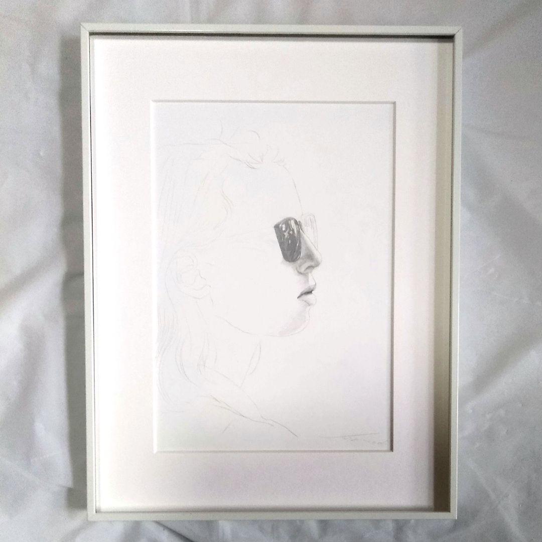 安冨洋貴（安富洋貴）人気の鉛筆画家　　　鉛筆画　希少　1点もの