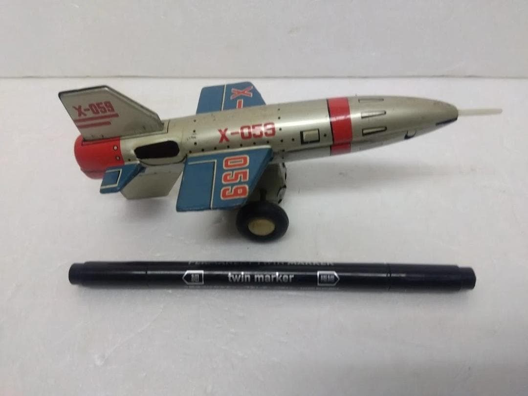 ブリキ　ロケット　X-059 　おもちゃ　宇宙