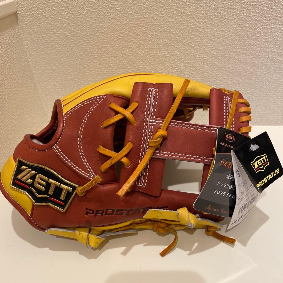 ZETT 内野手用グローブ プロステイタス 右投げ用　今宮モデル