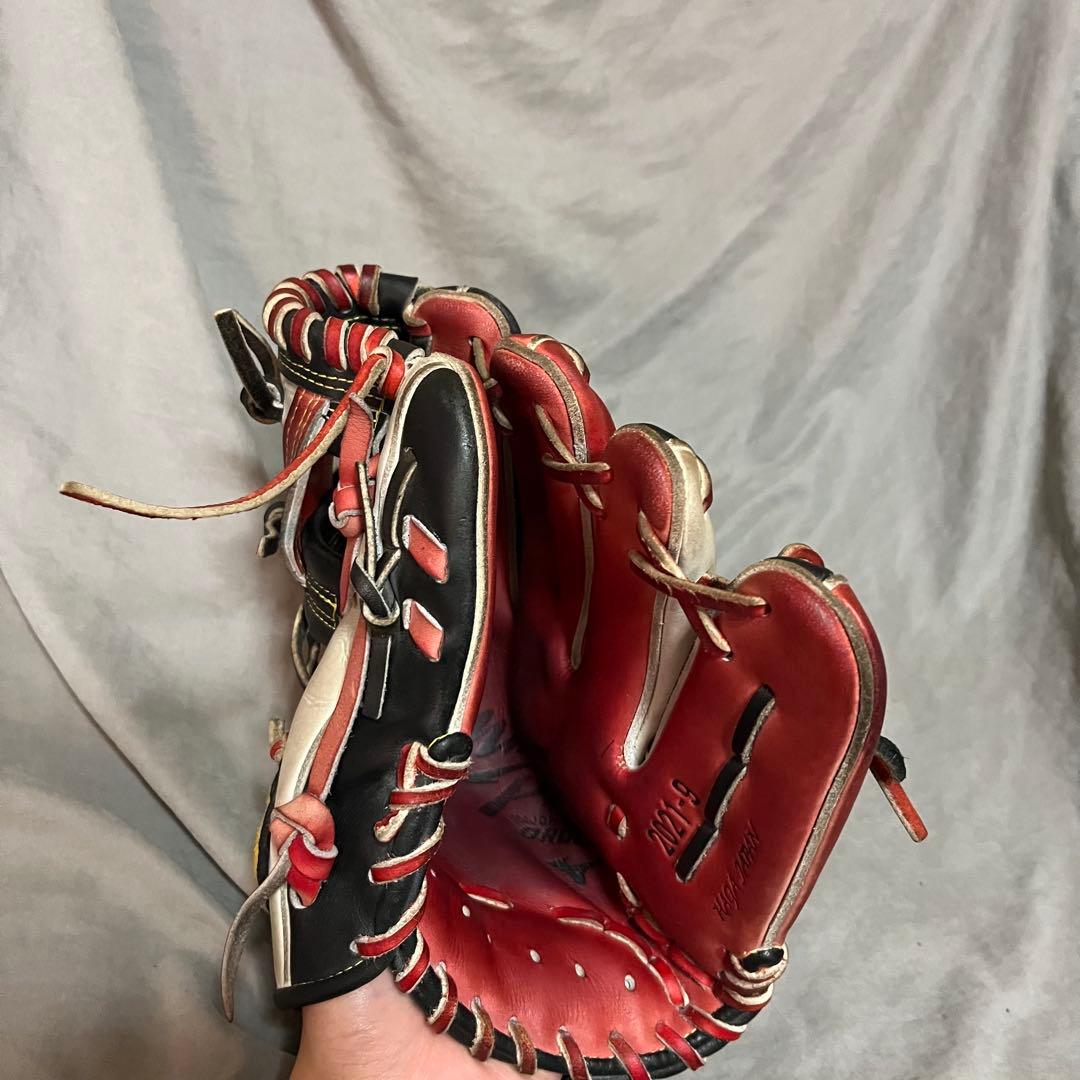 ミズノプロ　オーダー　ハガジャパン　坂本モデル　一般軟式内野手用グローブ　耕作印