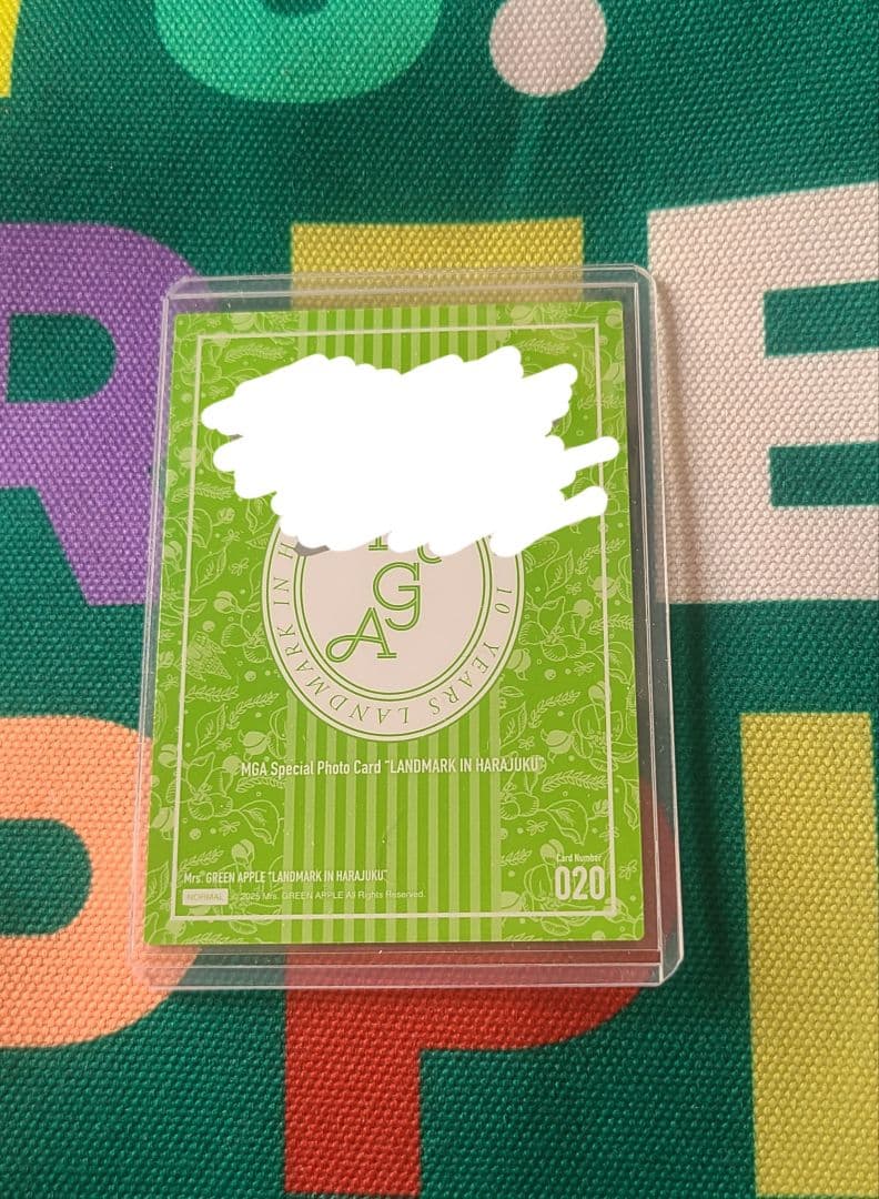 H*K様 Mrs. GREEN APPLE 大森元貴さん 直筆サイン フォトカー