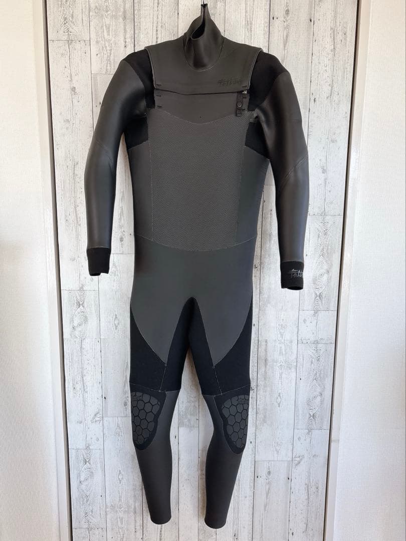 FELLOW セミドライ チェストジップ 5×3mm MLラバー メンズ 起毛