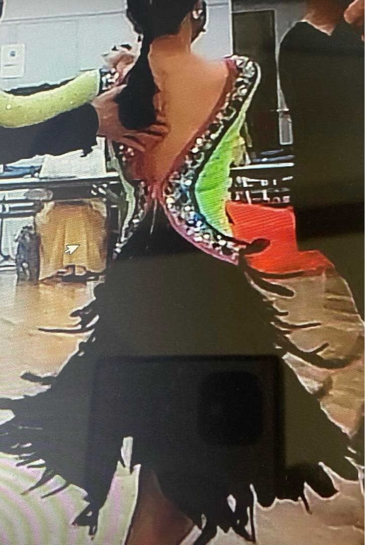 『最終値下げ』社交ダンス　ヤナギダダンスウェアーオーダーラテンドレス