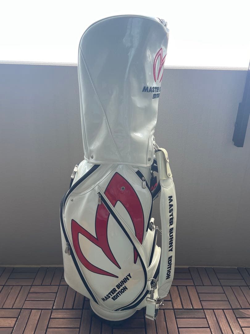 美品❗️マスターバニーエディション キャディバック ホワイト 9.5型