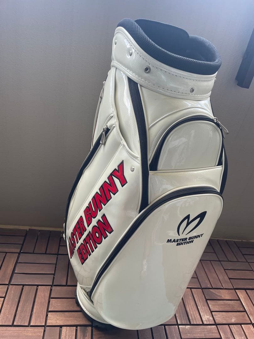 美品❗️マスターバニーエディション キャディバック ホワイト 9.5型