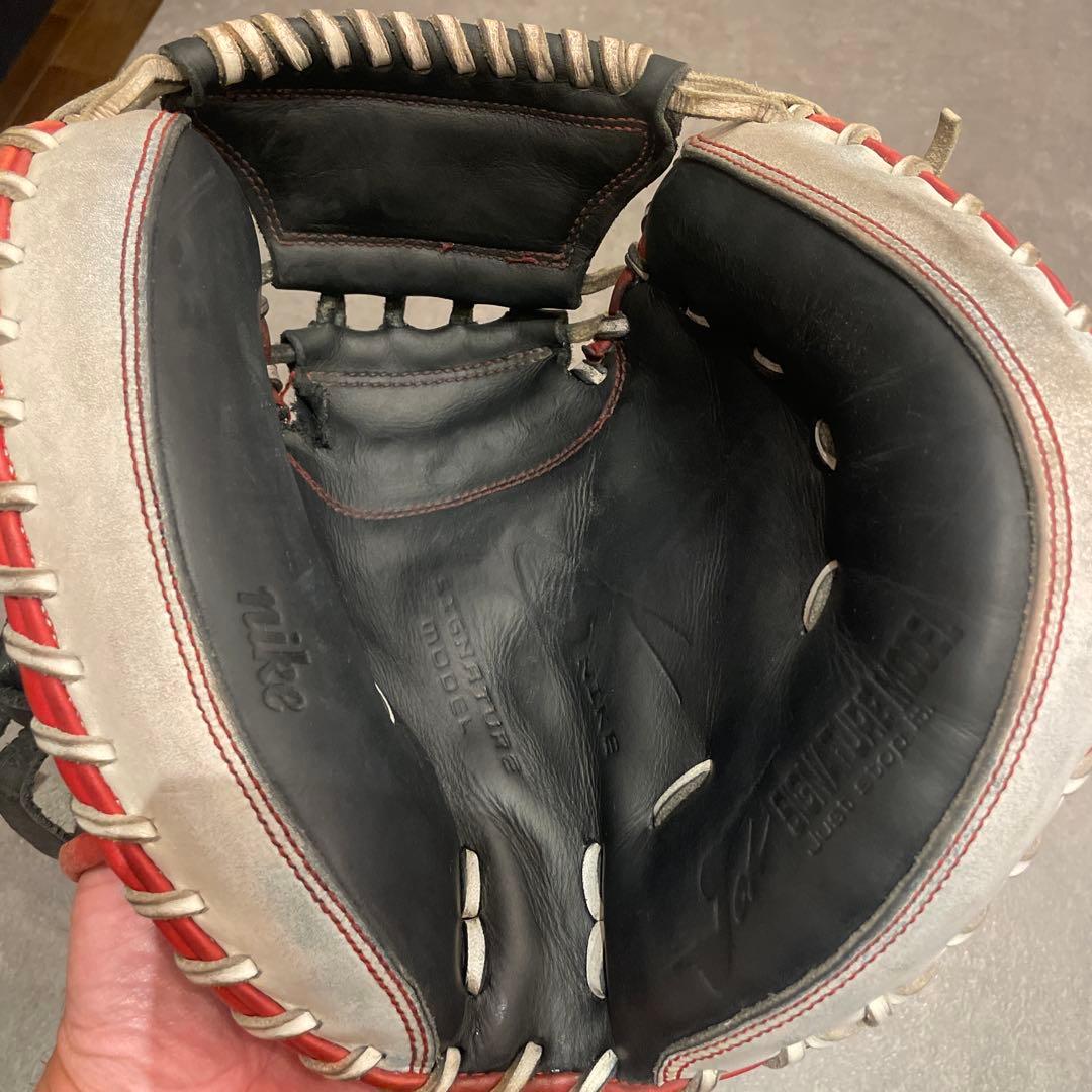 中*雄様 即戦力　ナイキ キャッチャーミット 城島モデル　ジュニア用