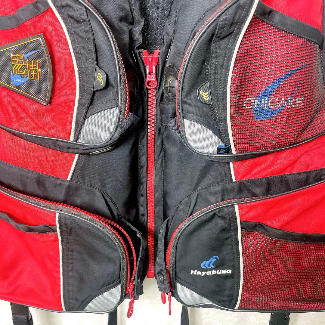 希少！ハヤブサ　ライフジャケット　鬼掛　トーナメント　ふかせ釣り