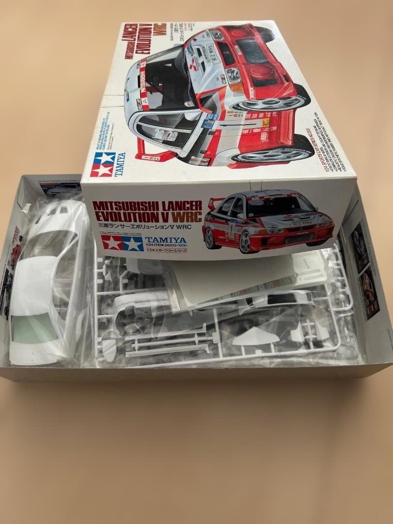 自動車 Tamiya Mitsubishi Lancer Evolution V WRC