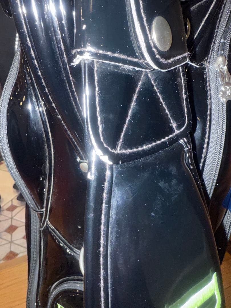 美品⭐︎Psycho Bunny ゴルフバッグ・キャディバッグ　ネームプレート付き