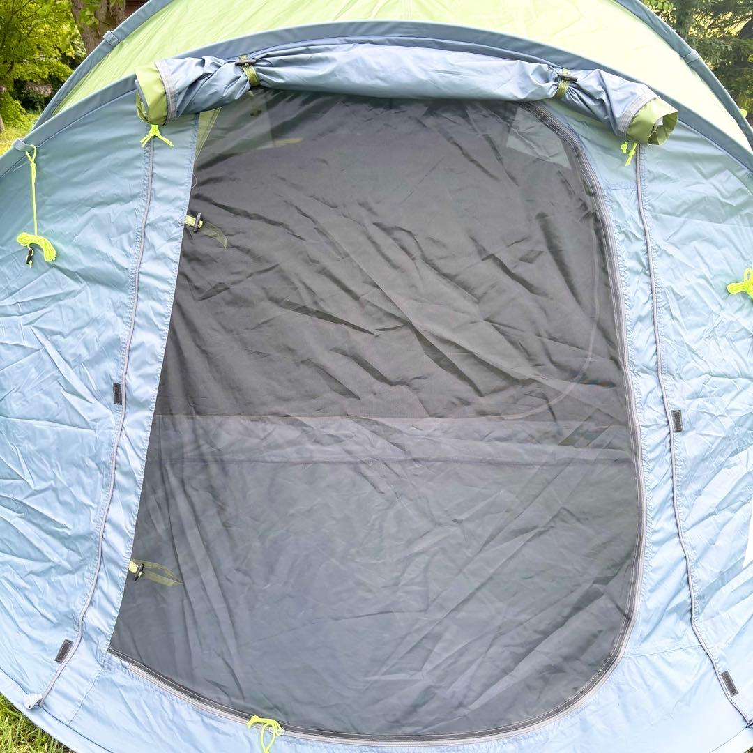 【美品】ayamaya ポップアップテント 4人〜6人用 カーキ ドーム型テント