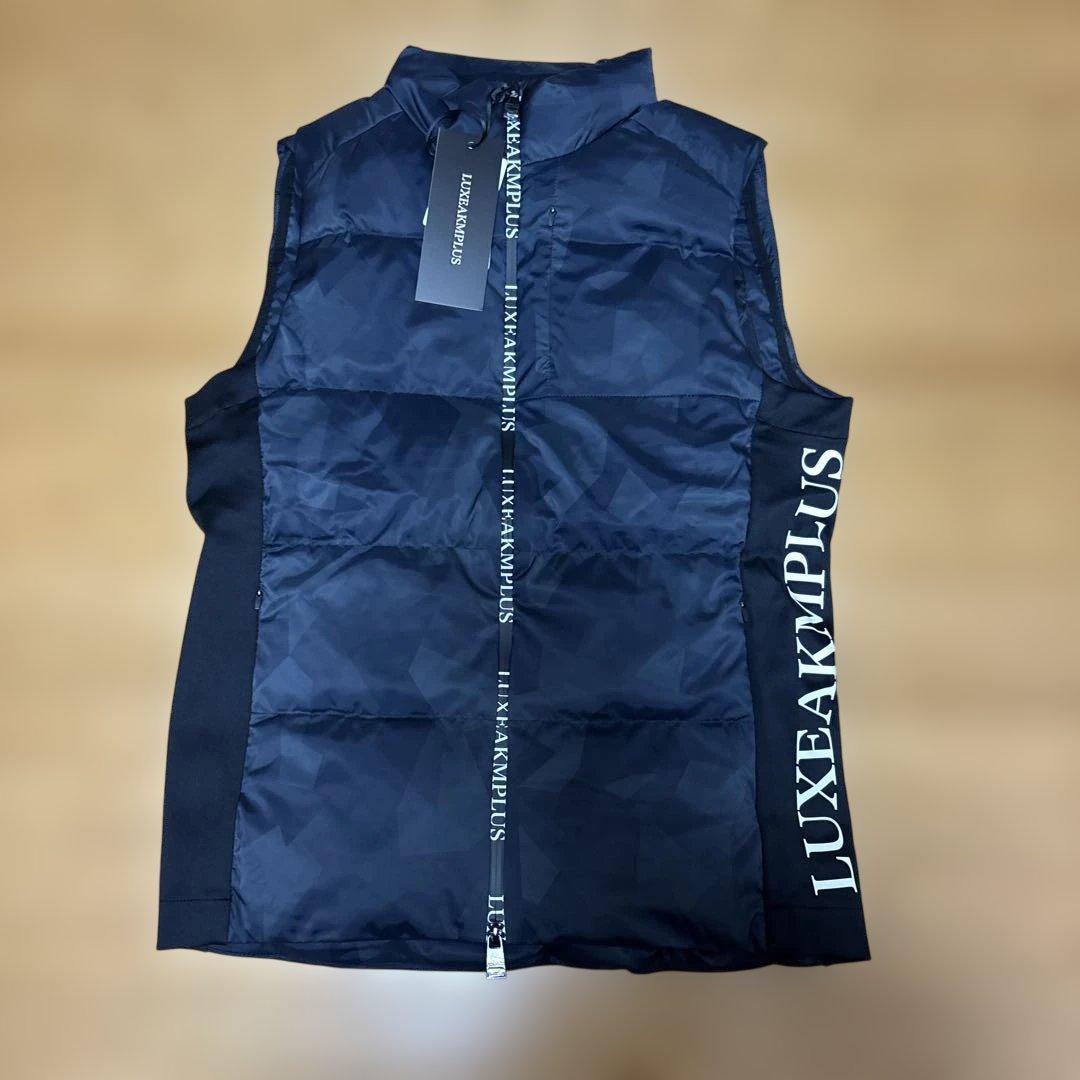 ☆新品☆LUXEAKMPLUS メンズ ベスト ブラック M