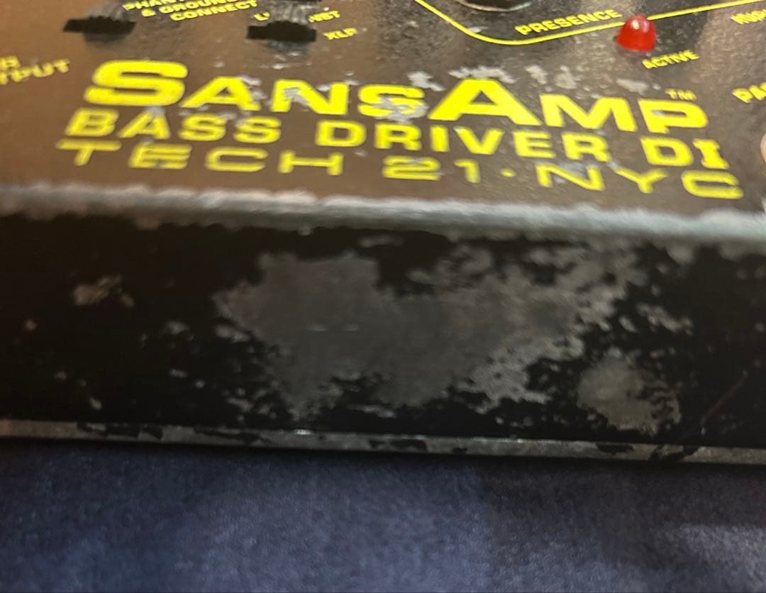 Tech 21 NYC SansAmp Bass D DI USA製