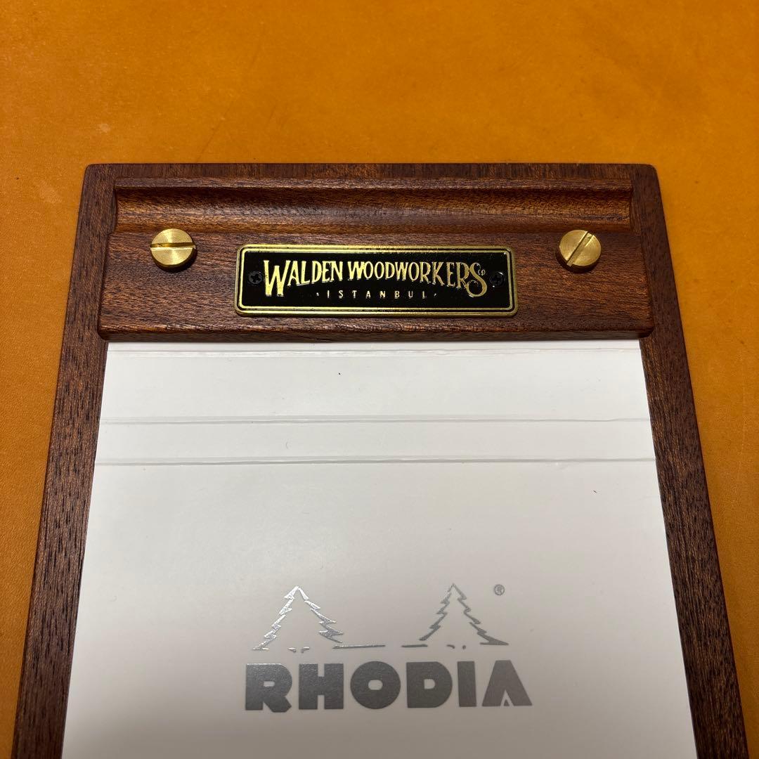 ファイル・バインダー・ケース Galen Leather The Note Board Mahogany