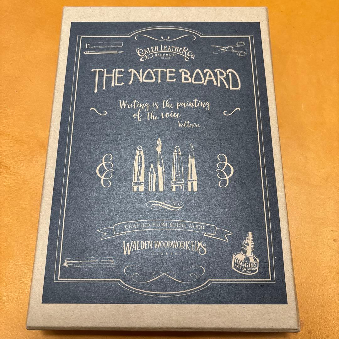 ファイル・バインダー・ケース Galen Leather The Note Board Mahogany