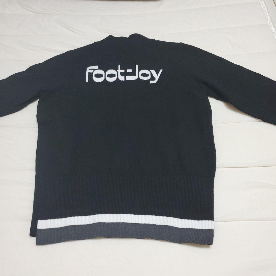 FootJoy ブラック カーディガンセーター