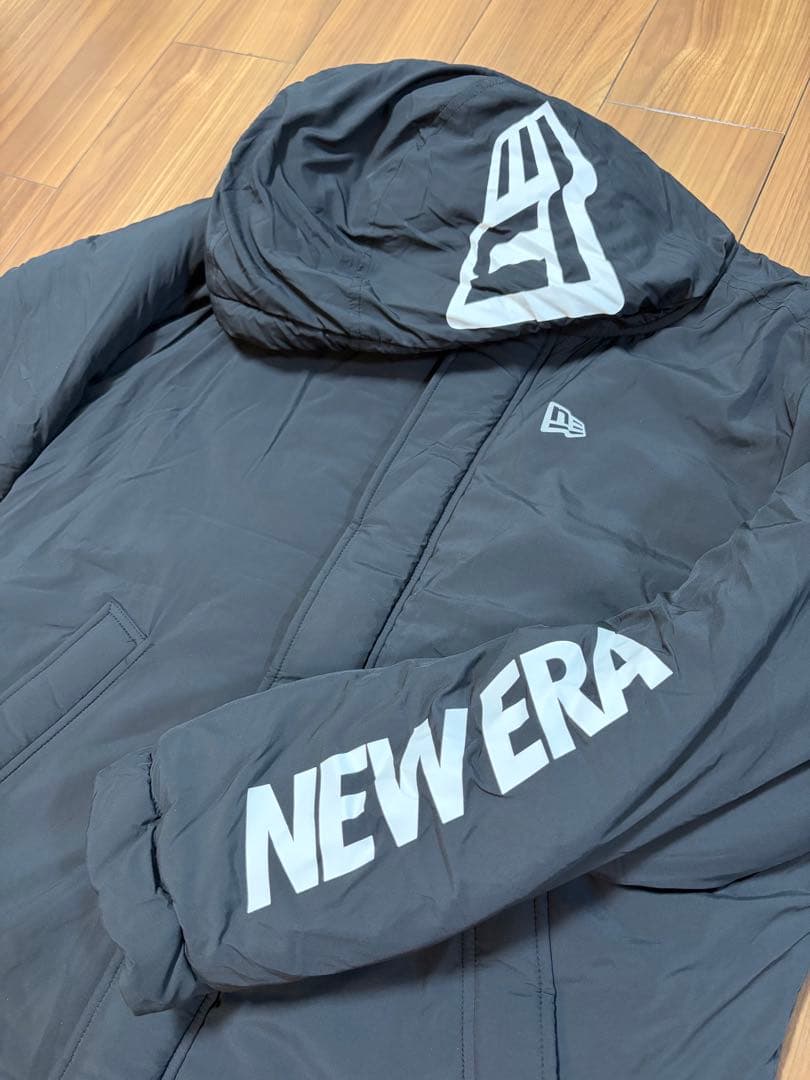 未使用⭐︎NEW ERA フード付きロングベンチコート