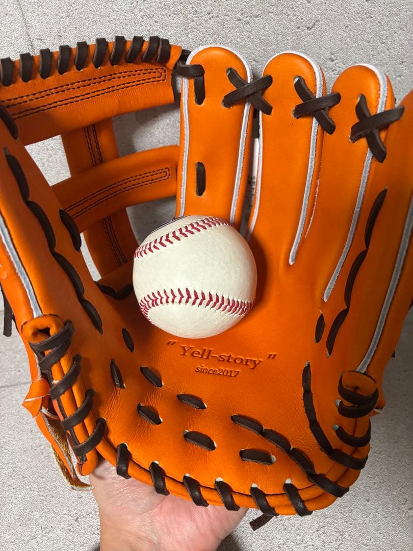 エールストーリーSS061W（内野手用）オレンジ右投用YELL STORY
