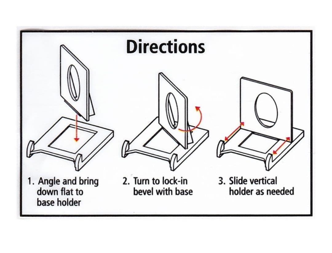 モンキー クリア【UVカットネジ式9連】※スタンド2個
