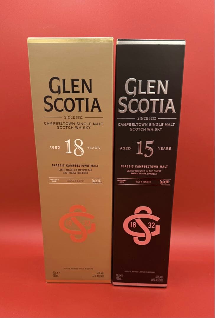 【破格】グレンスコシア18年／グレンスコシア15年／2本セット　ウイスキー