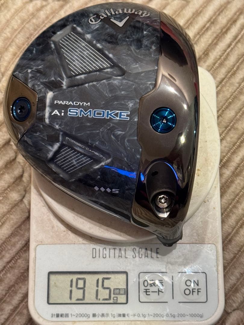 ラウンド未使用 AI SMOKE トリプルダイヤモンド S 9度 ヘッド