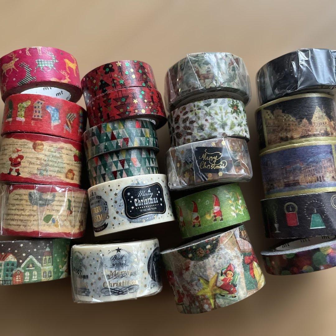 カモ井加工紙　mt 限定　レア　マスキングテープ　クリスマス　廃番サンタクロース