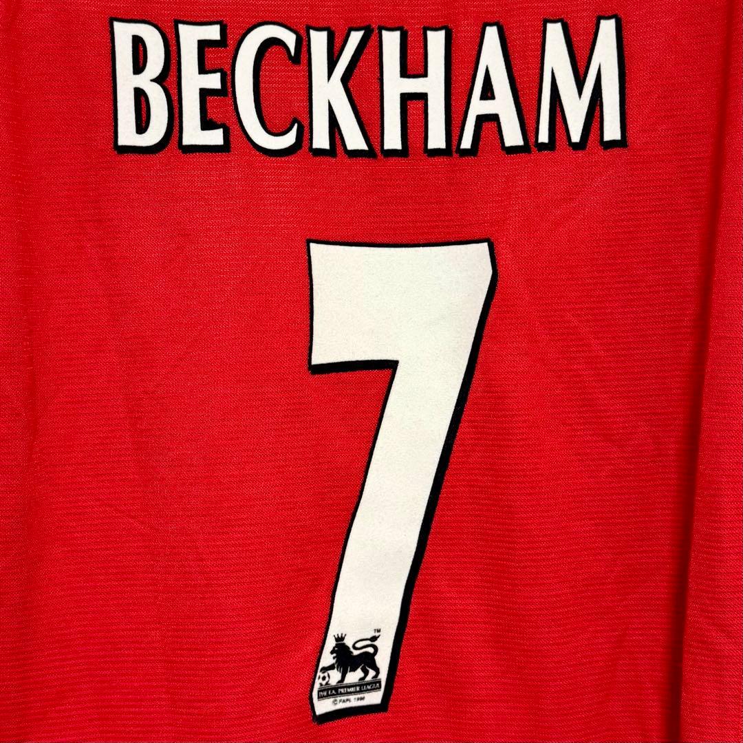 【新品/タグ付き】01/02マンチェスター・U ♯7 ベッカム【Lサイズ】ホーム