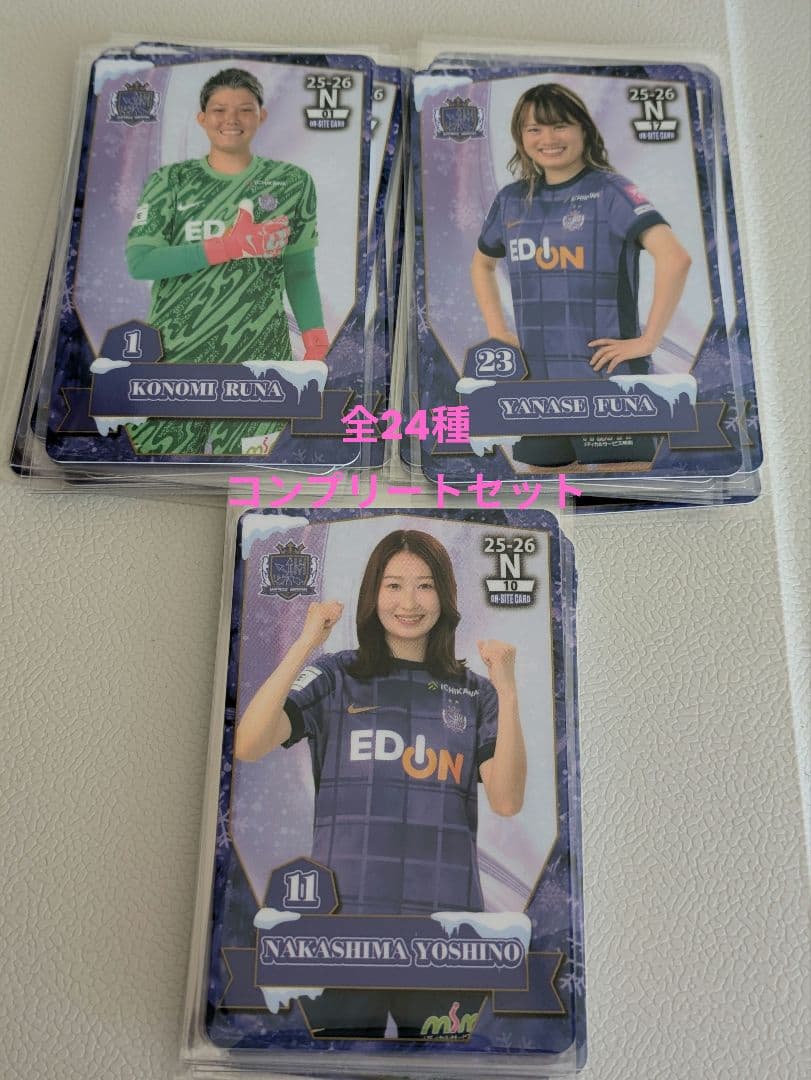 ノーマルコンプリートセット サンフレッチェ広島レジーナ オンサイト 25-26