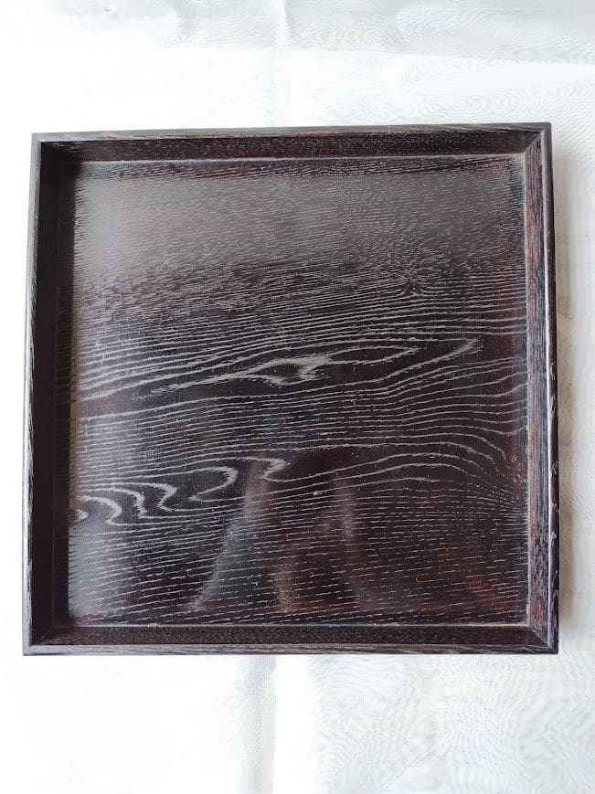 【当時物】大正　木製　角盆　会席膳　お膳　拾客揃　収納木箱付　骨董