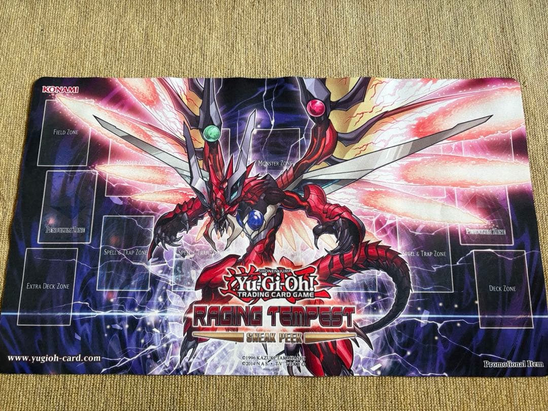 遊戯王　プレイマット　レイジングテンペスト