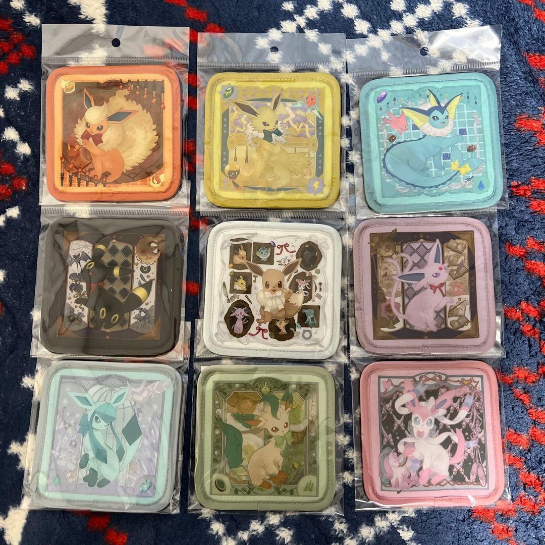 ポケセン　Eevee Collection コースター9種セット