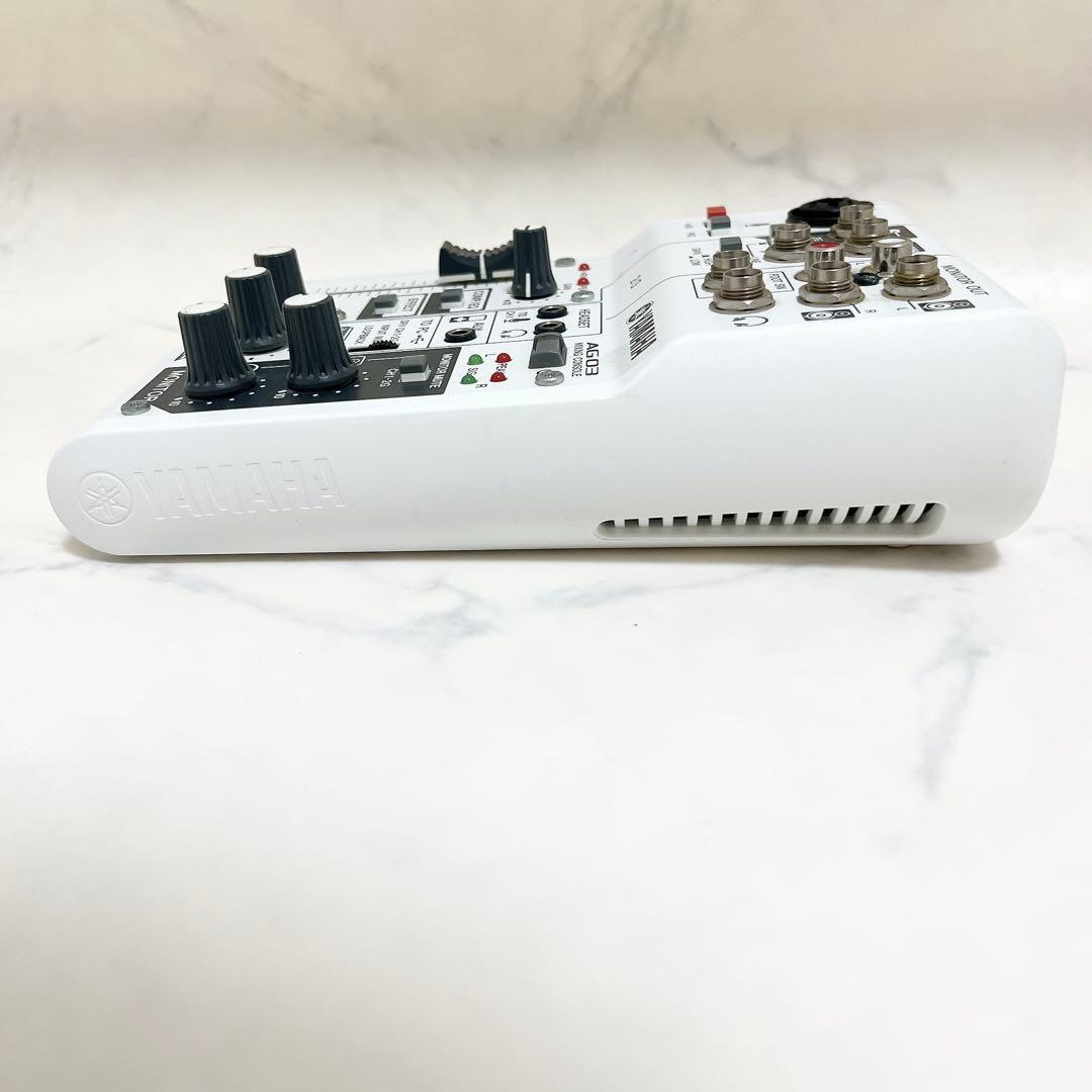 YAMAHA ヤマハ ミキサー AG03 ホワイト ミキシングコンソール