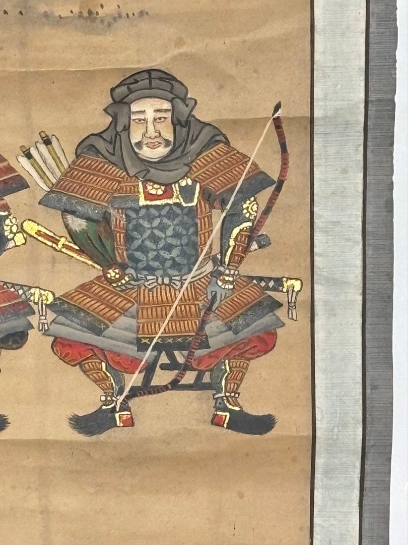 「法華題目 三十番神」極彩色 江戸時代後期頃筆 1幅|日蓮宗 法華経 御本尊