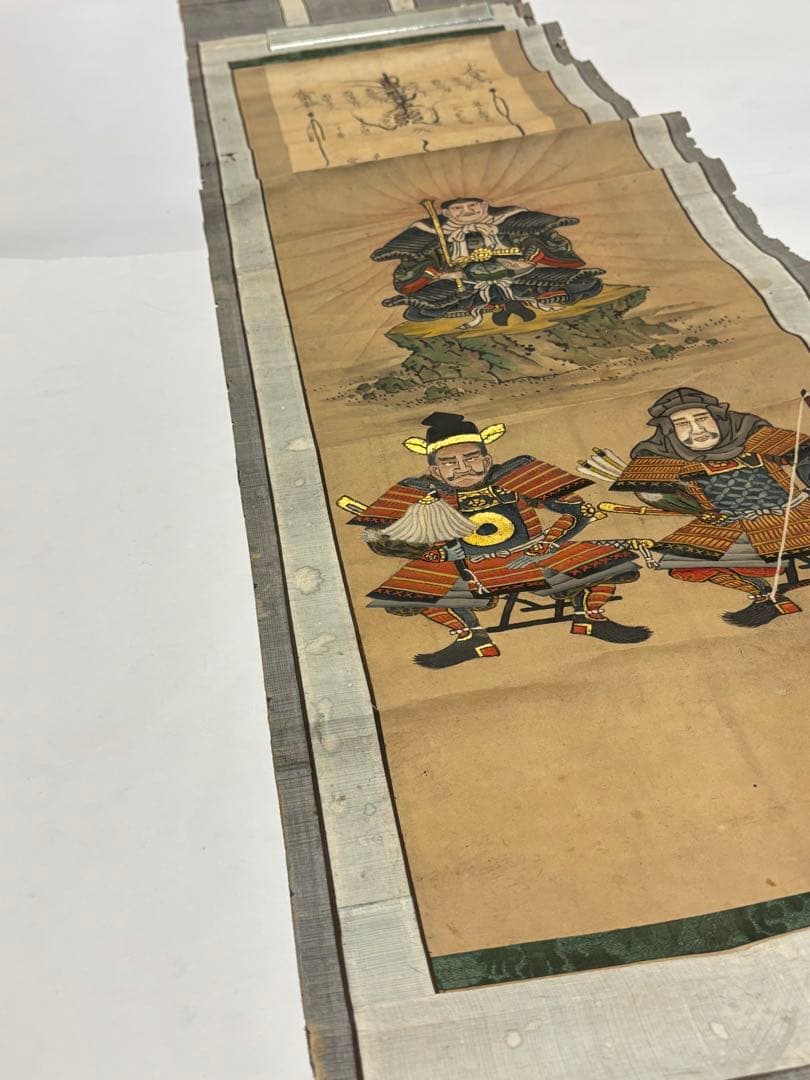 「法華題目 三十番神」極彩色 江戸時代後期頃筆 1幅|日蓮宗 法華経 御本尊