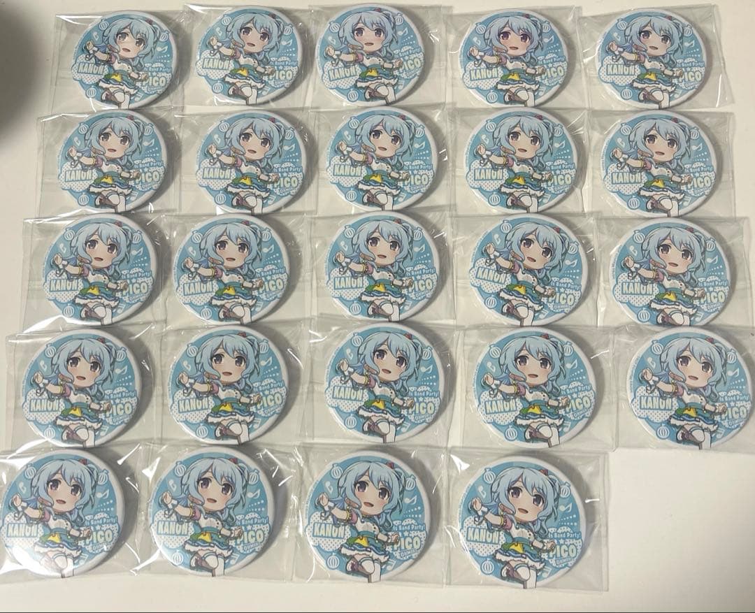 バンドリ ガルパピコ 大盛り 松原花音 缶バッジ