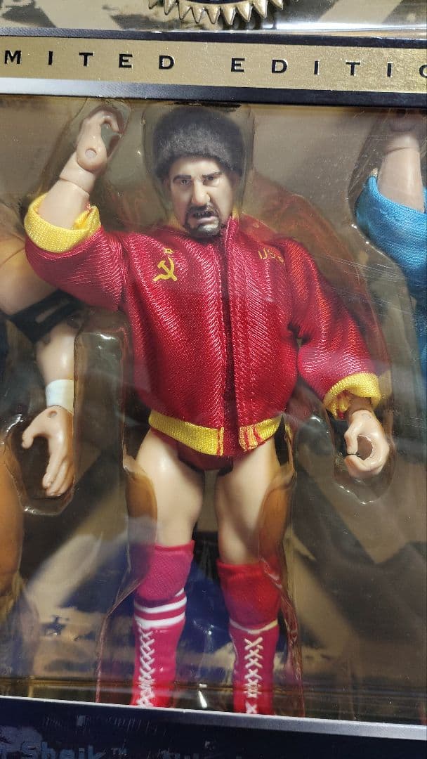 JAKKS社版　WWEプロレスフィギュア　アイアンシーク/ニコライ/バンディ