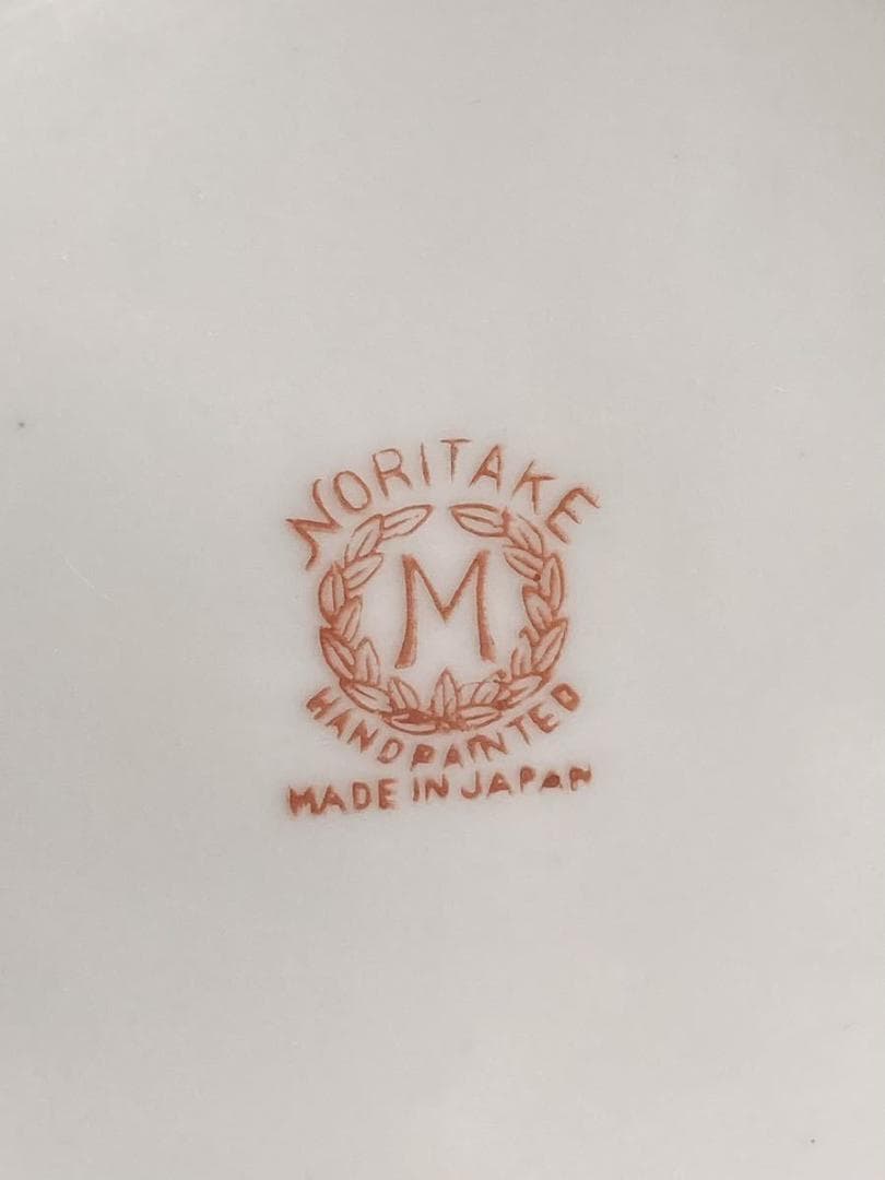 オールドノリタケ　アンティーク　蝶　一輪挿し　花瓶　M-JAPAN印　ラスター彩