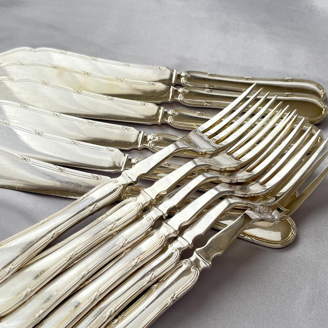 【Martin Hall 】 カトラリーセット ナイフ/フォーク 木製ケース