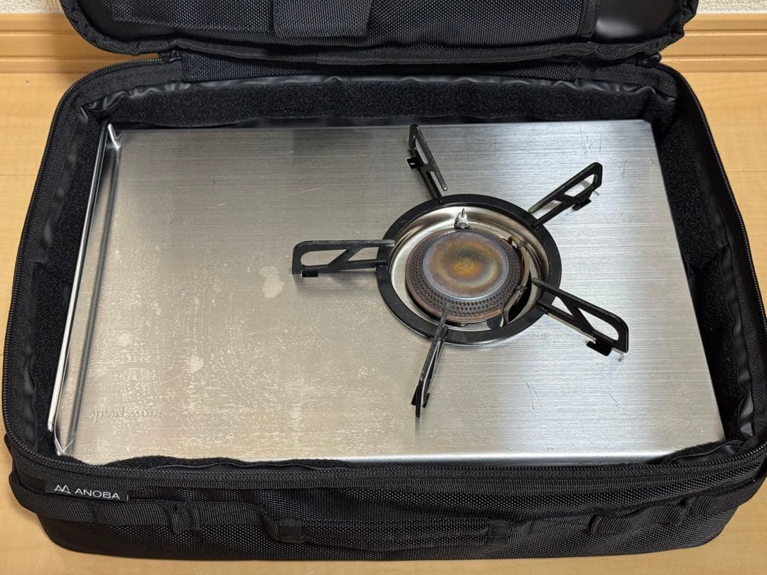 スノーピークプレートバーナーANOBA× sabiケースセット