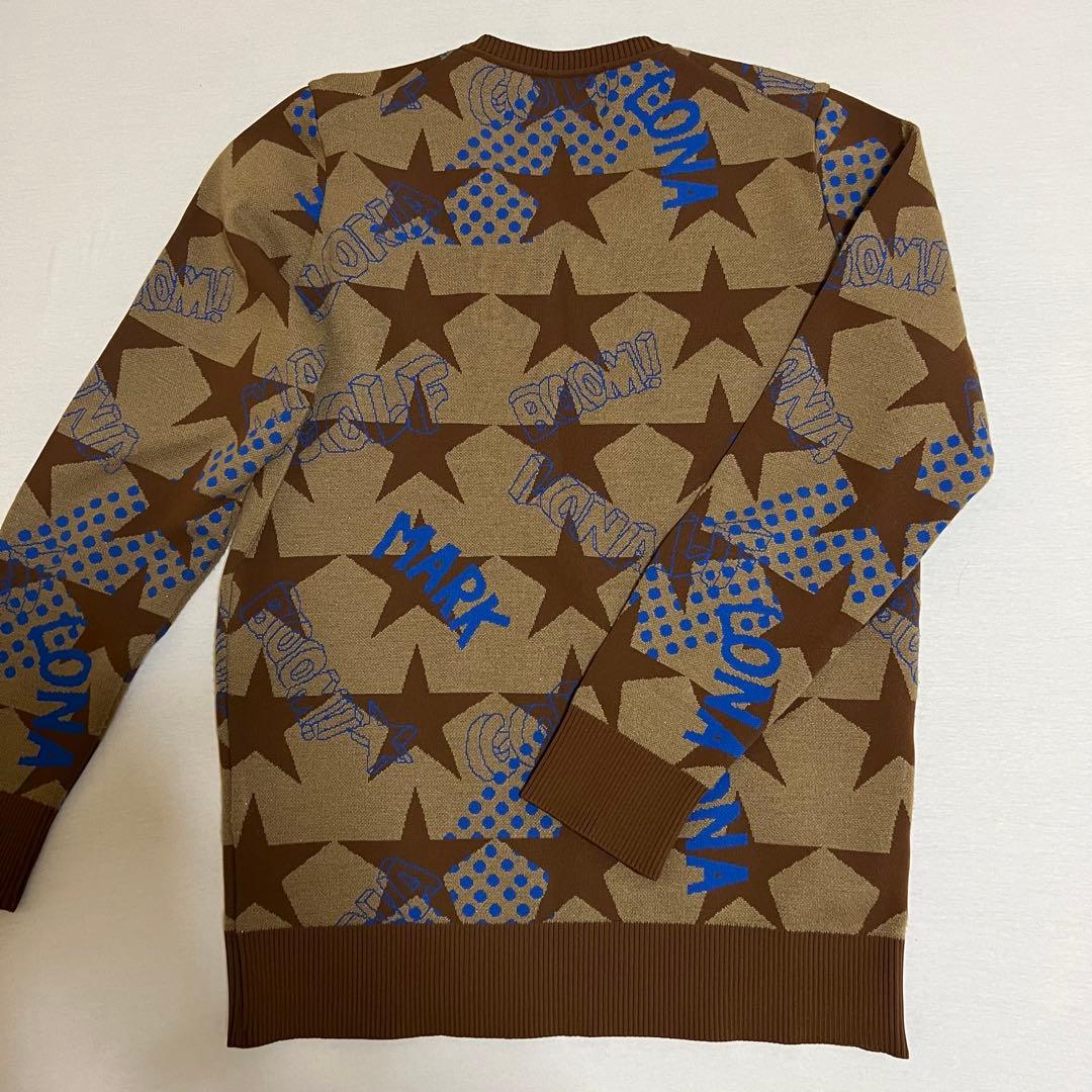 美品　MARK & LONA Vネックセーター　ゴルフウェア　Lサイズ