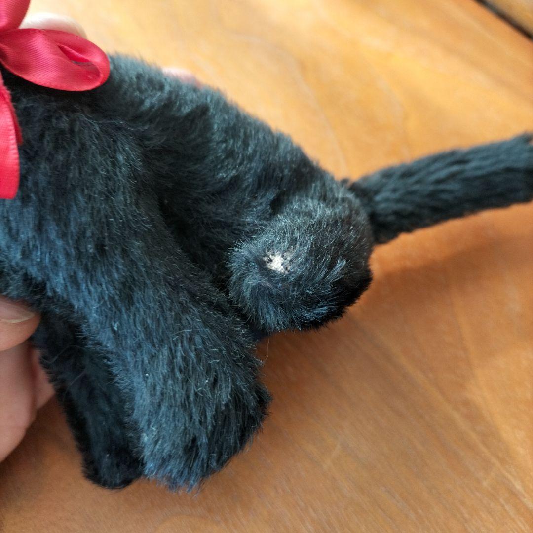 ビンテージ　シュタイフ　kitty キャット　黒猫