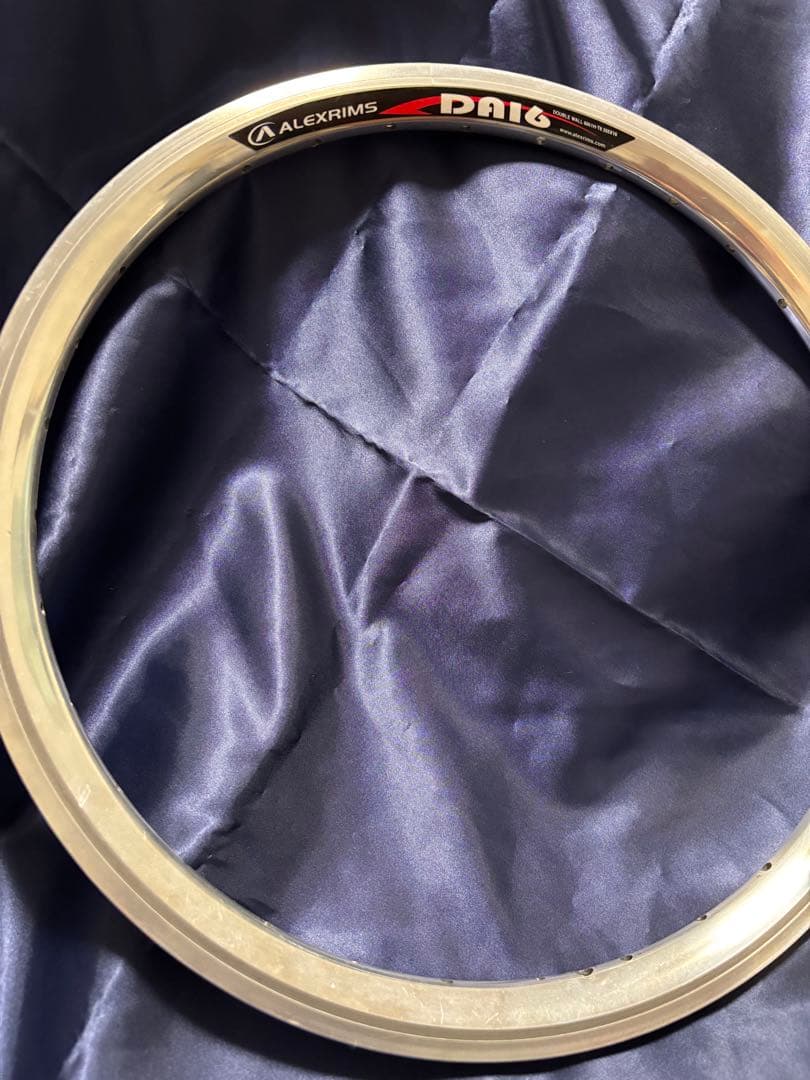 【低走行】アレックスリムズDA16ポリッシュ32穴 & 18タイヤ　前後セット