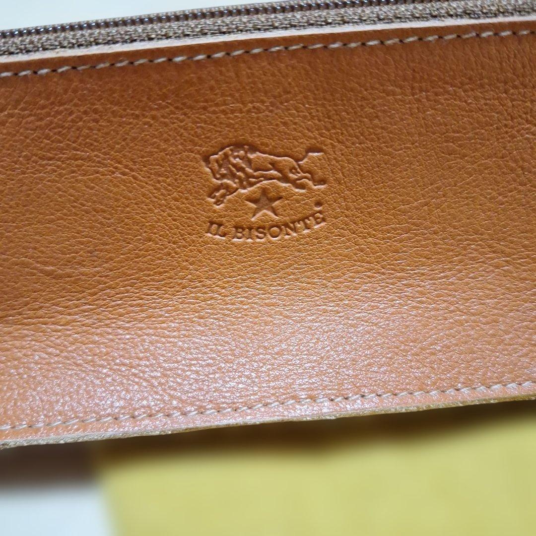 イル ビゾンテ IL BISONTE レザー ジップ ペンケース 未使用