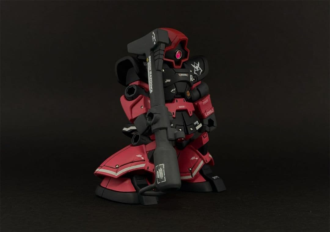 あ*げ様 モビルスーツアンサンブル ドム(シャア専用) 全塗装 完成品