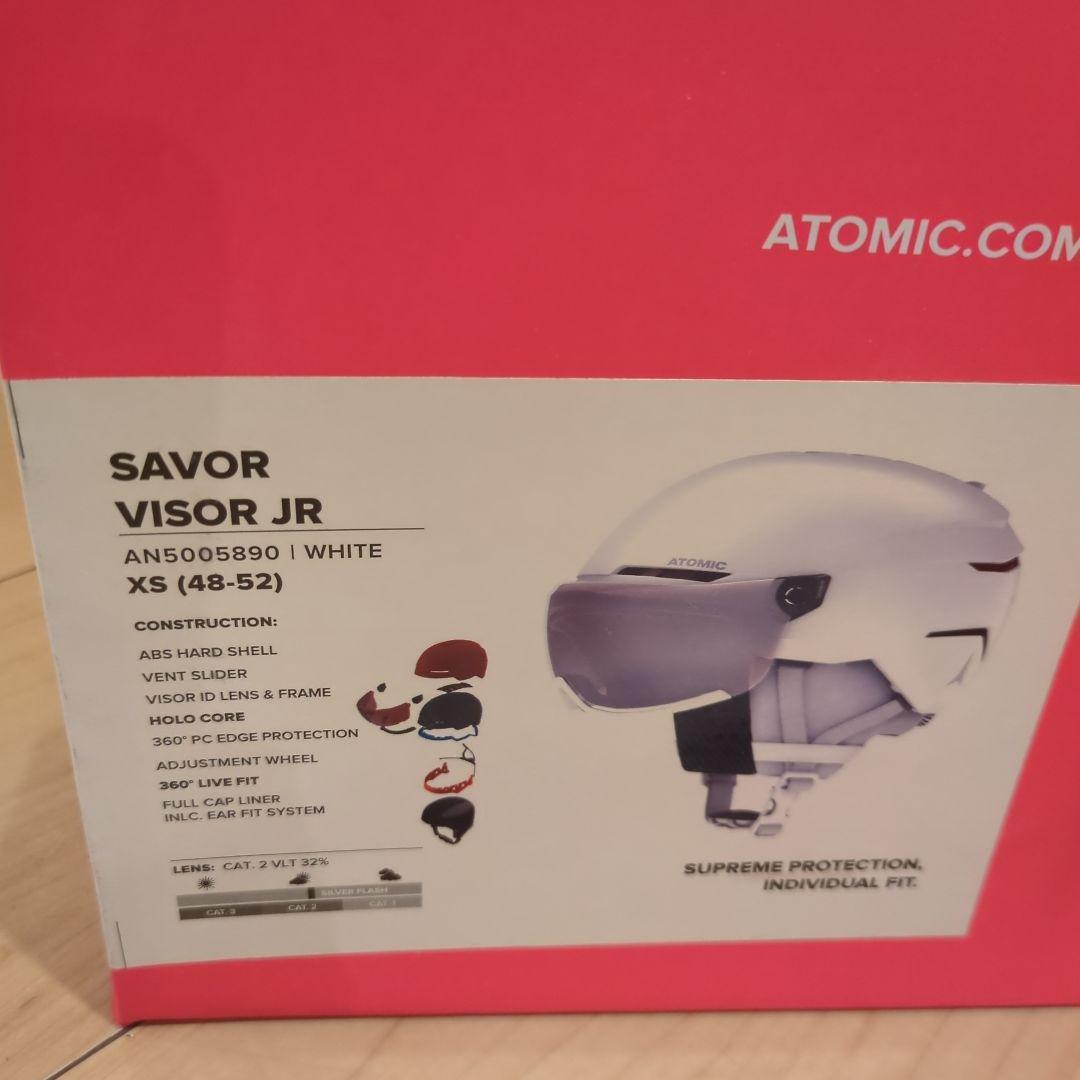 ATOMIC アトミック　ゴーグル付き　ヘルメット　キッズ　ジュニア XS