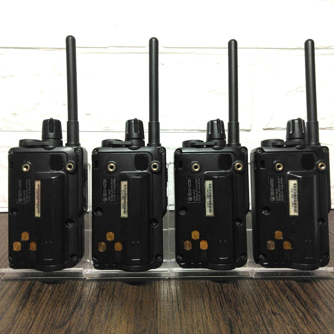程度良好★KENWOOD UBZ-M31 特定小電力トランシーバー 4台セット