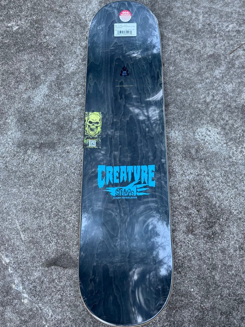 CREATURE スケボーデッキ 8.0 MOBデッキテープ付き