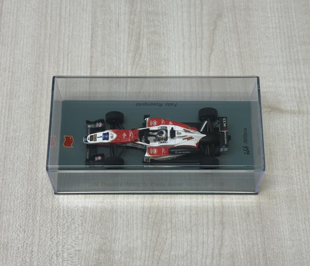 新品 1/43 スパーク ダラーラ F312 2015年 F3 マカオGP優勝車